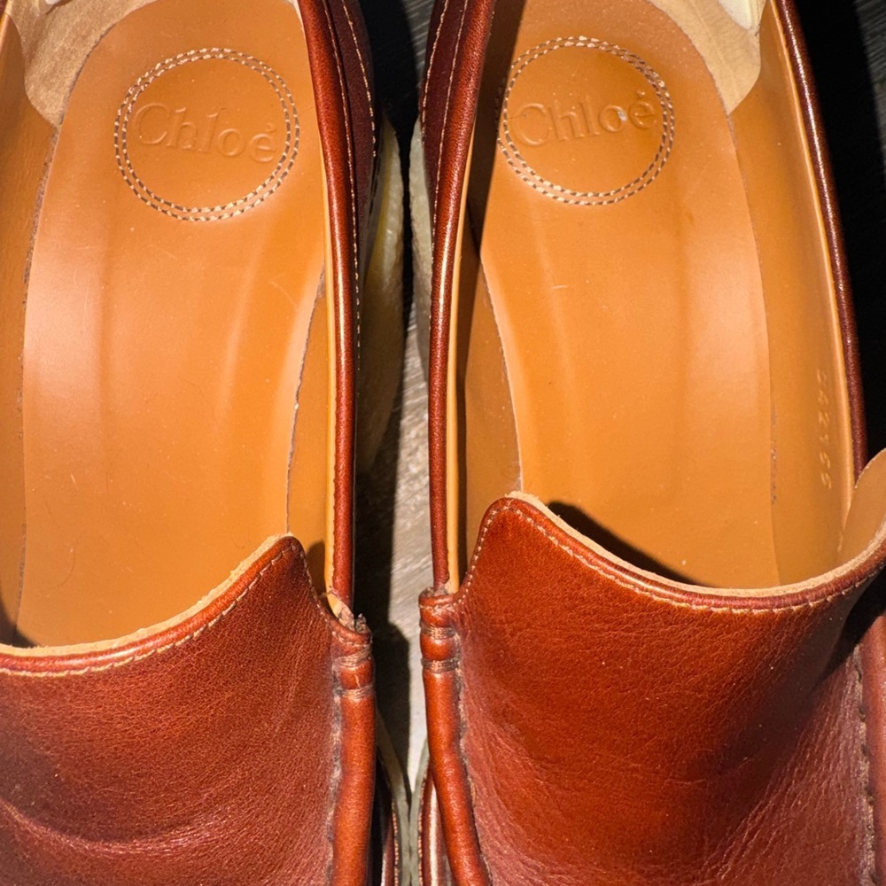 Chloe Jaime Heel Lofers size 40 - Picture 8 of 9